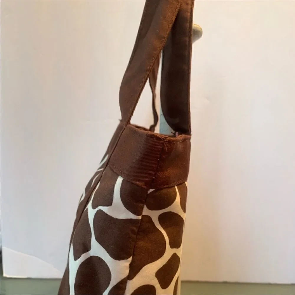 Gymboree Glamour Safari Tote Purse Giraffe Print